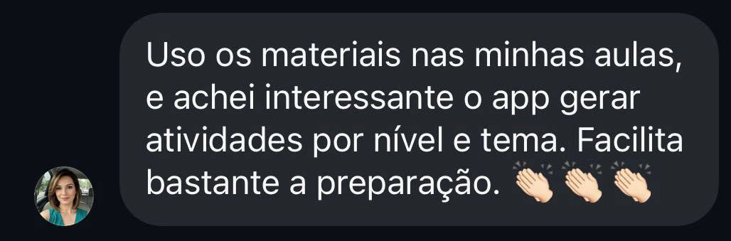 Depoimento de uma família que usa o aplicativo