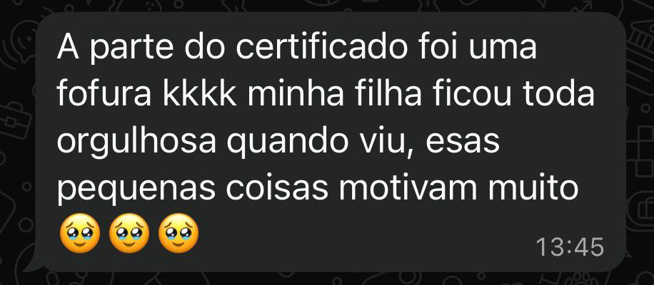 Depoimento de uma família que usa o aplicativo