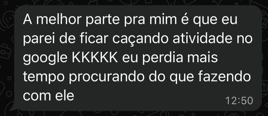 Depoimento de uma família que usa o aplicativo